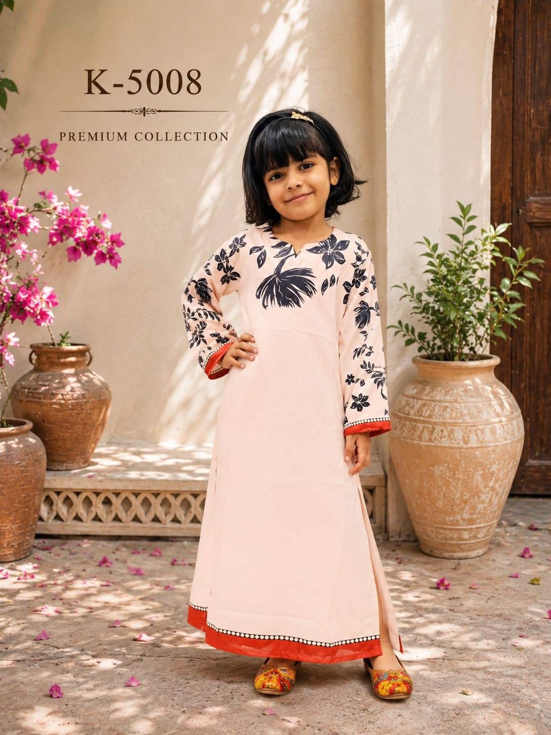 JUNE EDITION VOL 2 Kids Luxury Collection by The Wonder Woman K-5005 TO K5008 Beautiful Festive Colorful Fancy Casual Wear Imported Mal Satin Dresses At Wholesale Price